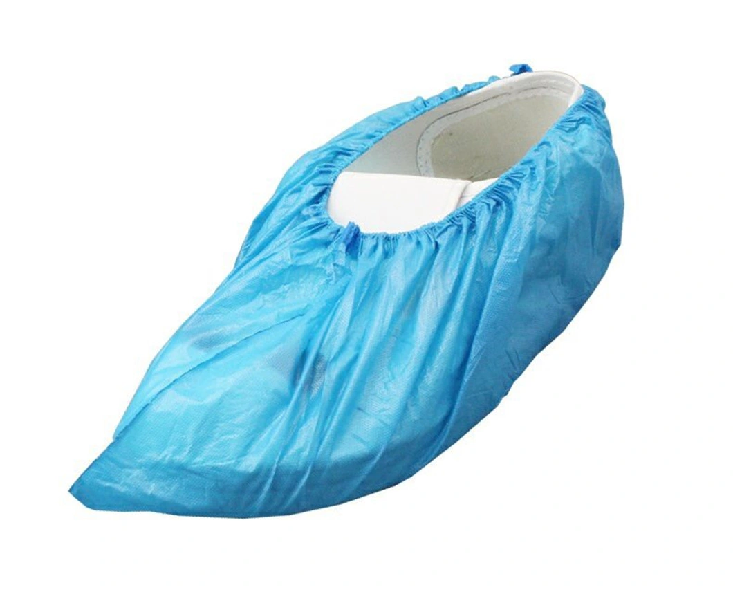Wholesale Blue Dust Proof PE/CPE Overshoes Disposable Plastic Outdoor Waterproof Shoe Covers