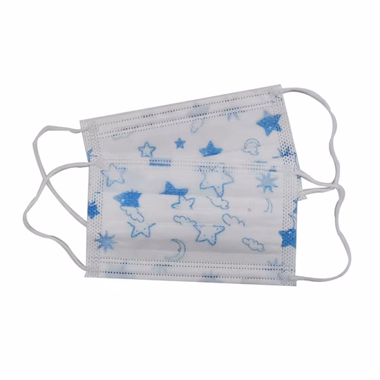 High Quality Hot Sales Mass Production Customized OEM Disposable 3ply Nonwoven Spundond+Meltblown+Spundond Blue Face Mask