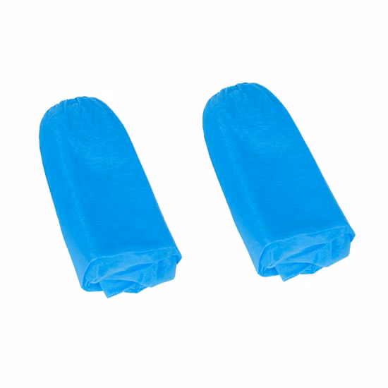 Disposable Thick PE/CPE Boot Cover PPE Waterproof Machine Made Plastic Shoe Cover