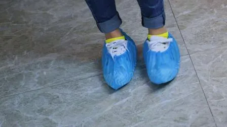 Disposable Waterproof Plastic Non Woven Shoe Cover Boot Cover