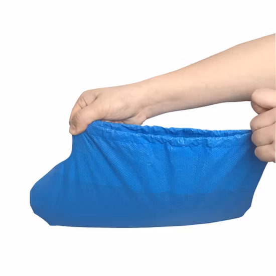 Disposable Plastic CPE Shoe Cover with Non Slip